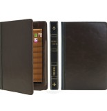 Apple iPad Mini Faux Leather Book Case (MOBY DICK – Brown)