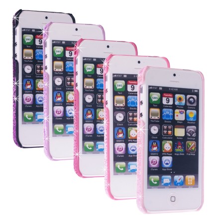 Apple iPhone 5/5S Bling Hard Case Bundle – 12 Pieces