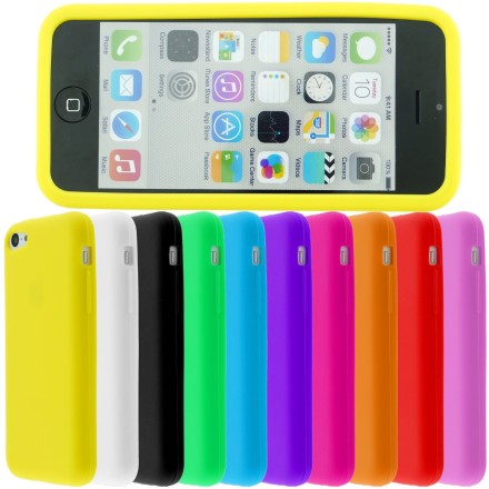 Apple iPhone 5C Flexible Silicone Case Bundle – 11 Pieces