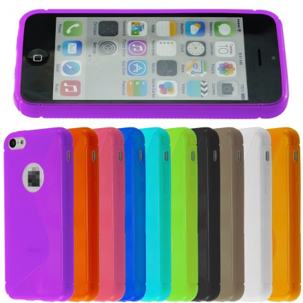 Apple iPhone 5C Flexible Silicone TPU Case Bundle – 11 Pieces