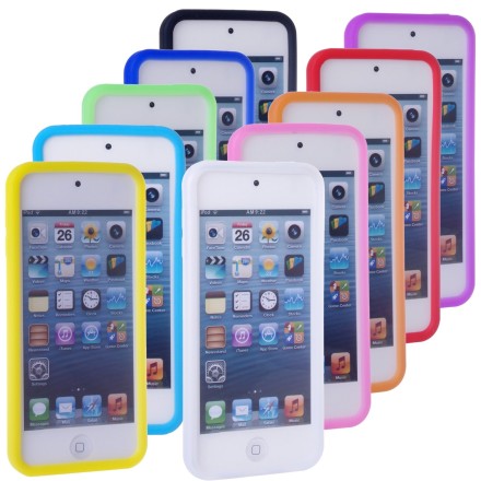 Apple iPod Touch 5 Soft Silicon Flex Cover Case Skin Bundle – 11 pieces