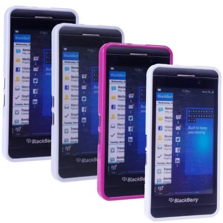 Blackberry Z10 Polka Dot TPU Flex Gel Cover Cases – 9 pieces