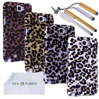 Samsung Galaxy Note 2 Bling Leopard Print Covers Case Bundle – 11 Pieces