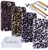 Samsung Galaxy Note 2 Bling Leopard Print Covers Case Bundle – 11 Pieces