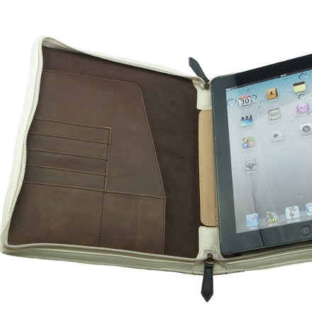 Apple iPad Classic 2/3/4 Book Style Rotating Case – Brown – Title:War and Peace