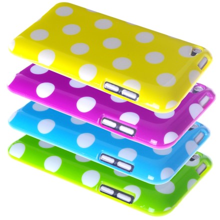 Apple iPod Touch 4 Polka Dot Case Bundle – 9 Pieces