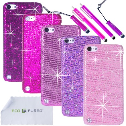 Apple iPod Touch 5 Bling Hard Case Bundle – 12 Pieces