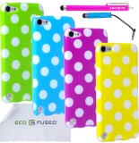 Apple iPod Touch 5 Polka Dot Case Bundle – 4 Pieces