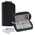 Memory Card Carrying Case for SDHC and SD Cards – 22 Slots