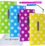 Nokia Lumia 920 Polka Dot Case Bundle – 9 Pieces