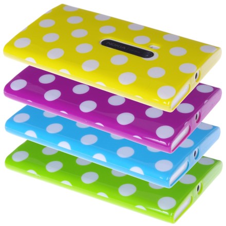 Nokia Lumia 920 Polka Dot Case Bundle – 9 Pieces