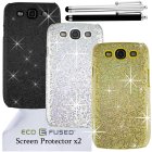 Samsung Galaxy S3 Combo – Three Sparkle Bling Hard Cases