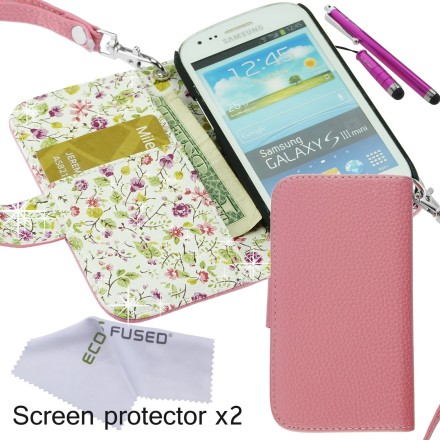 Samsung Galaxy S3 Mini Faux Leather Case Bundle – 8 Pieces