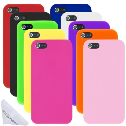 Apple iPhone 5/5S Silicone Case Bundle – 11 Pieces