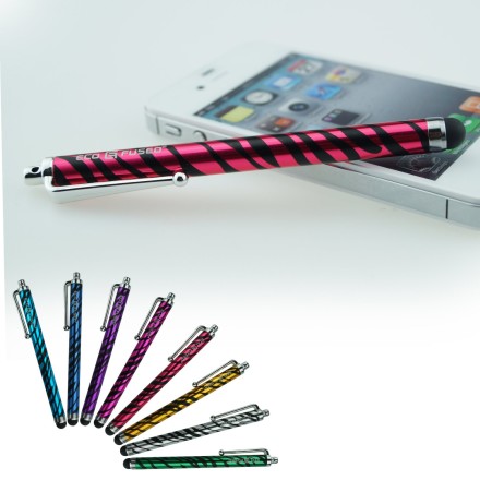 Stylus Pens Zebra Print Bundle – 8 Pieces