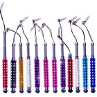 12 Adjustable Bling Stylus Pens