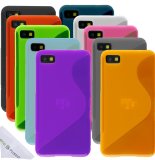 10 Soft TPU Flex Rubber Cases Skin Bundle for Blackberry Z10