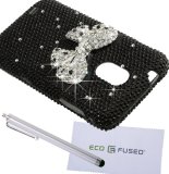 1 Bling Cover with Rhinestone Bow for Samsung Galaxy S2 GT-I9100