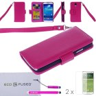 PU Leather Case Cover for Samsung Galaxy S4 S Iv I9500 Bundle