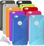 10 Flexible TPU Covers with S Line Design for Apple iPhone 6