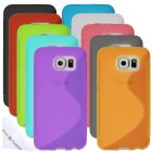 10 Flexible TPU Cover Cases with S Line Design for Samsung Galaxy S6
